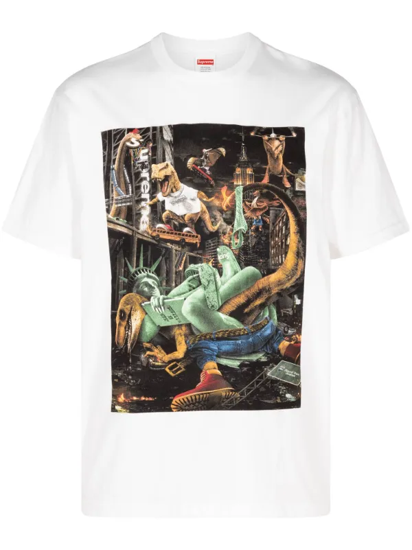 Supreme T Rex T shirt White FARFETCH TR