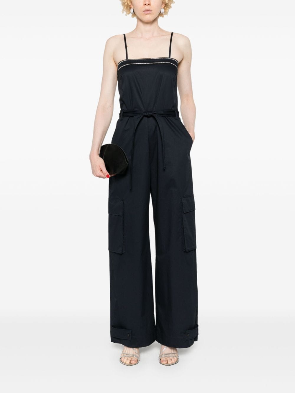 Peserico Cargo jumpsuit - Blauw