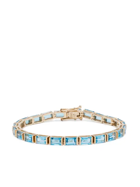 Kolours pulsera Creo en oro amarillo de 14kt con topacio