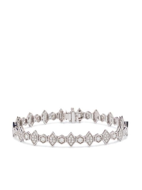 18kt white gold Fortis diamond bracelet