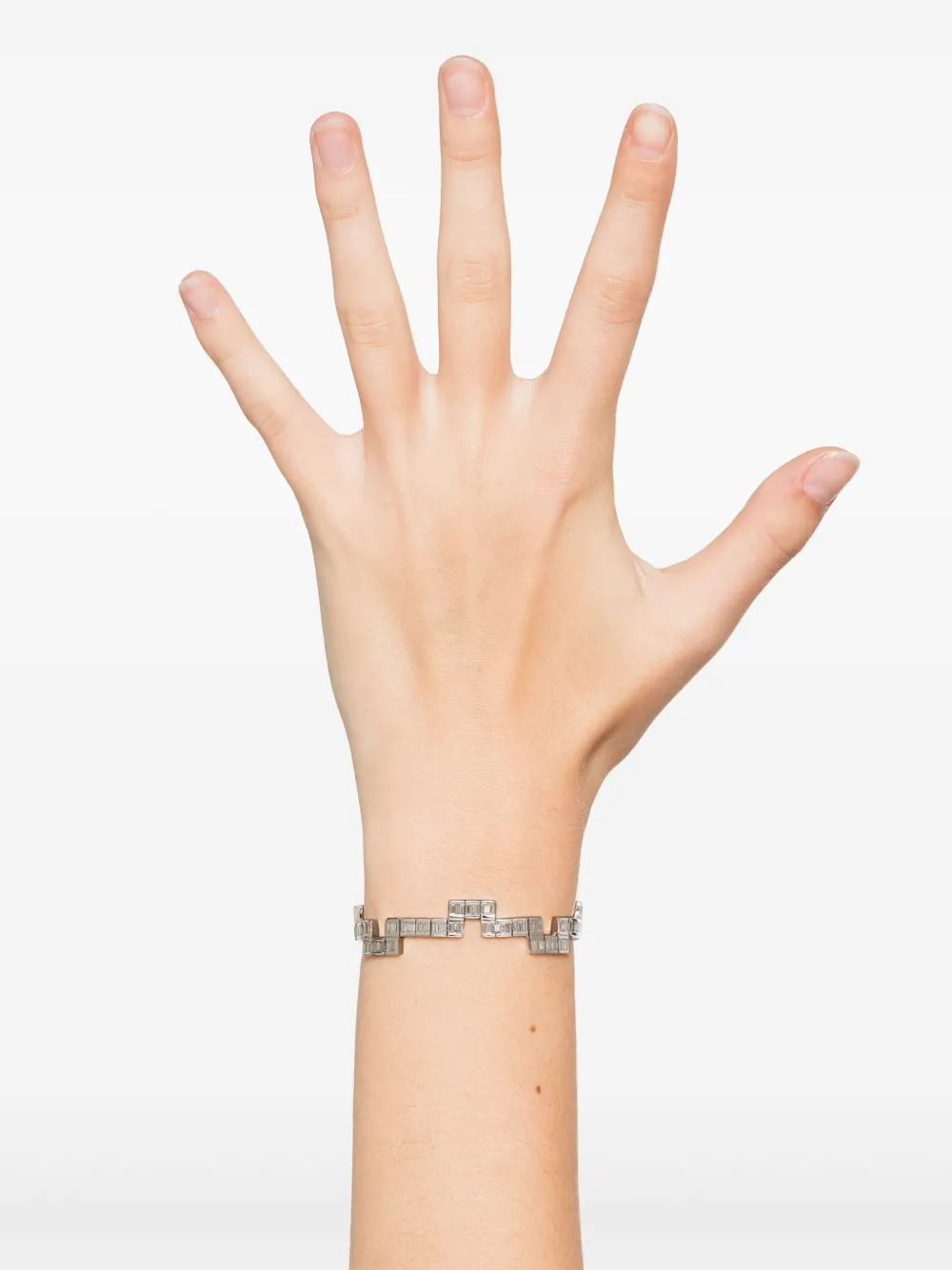 Kolours bracelet Creo en or blanc 14ct pavé de diamants | Image 2