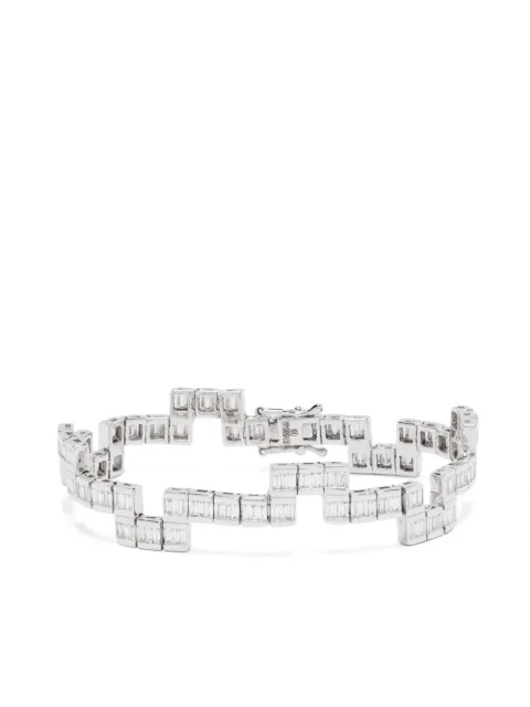 Kolours 14kt white gold Creo diamond bracelet