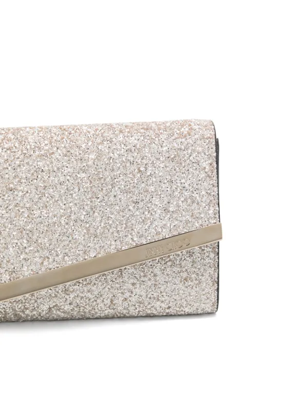 Jimmy Choo Emmie クラッチバッグ | ゴールドトーン | FARFETCH JP