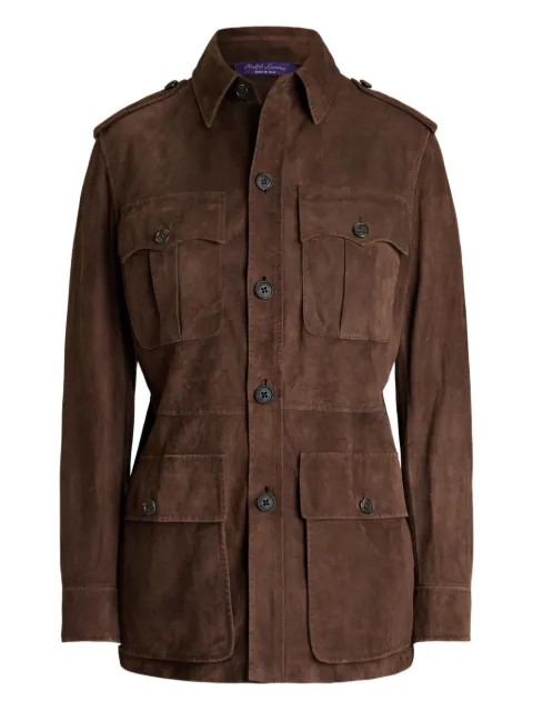 Ralph Lauren Collection suede military jacket