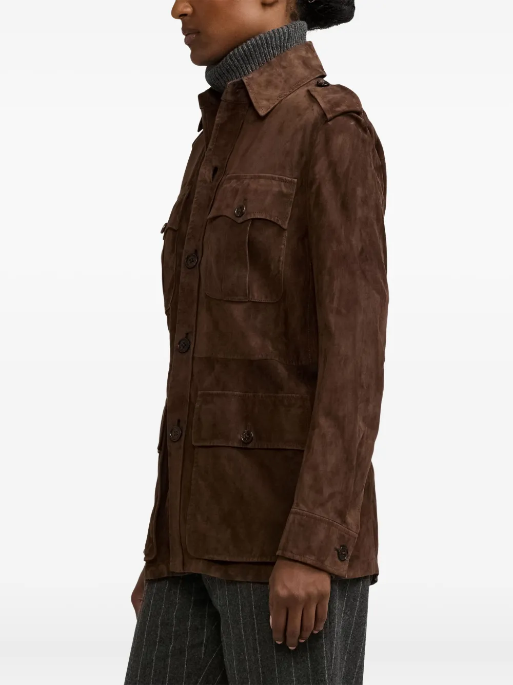 Ralph Lauren Collection Giacca stile militare in pelle scamosciata | Abbigliamento | Image 4
