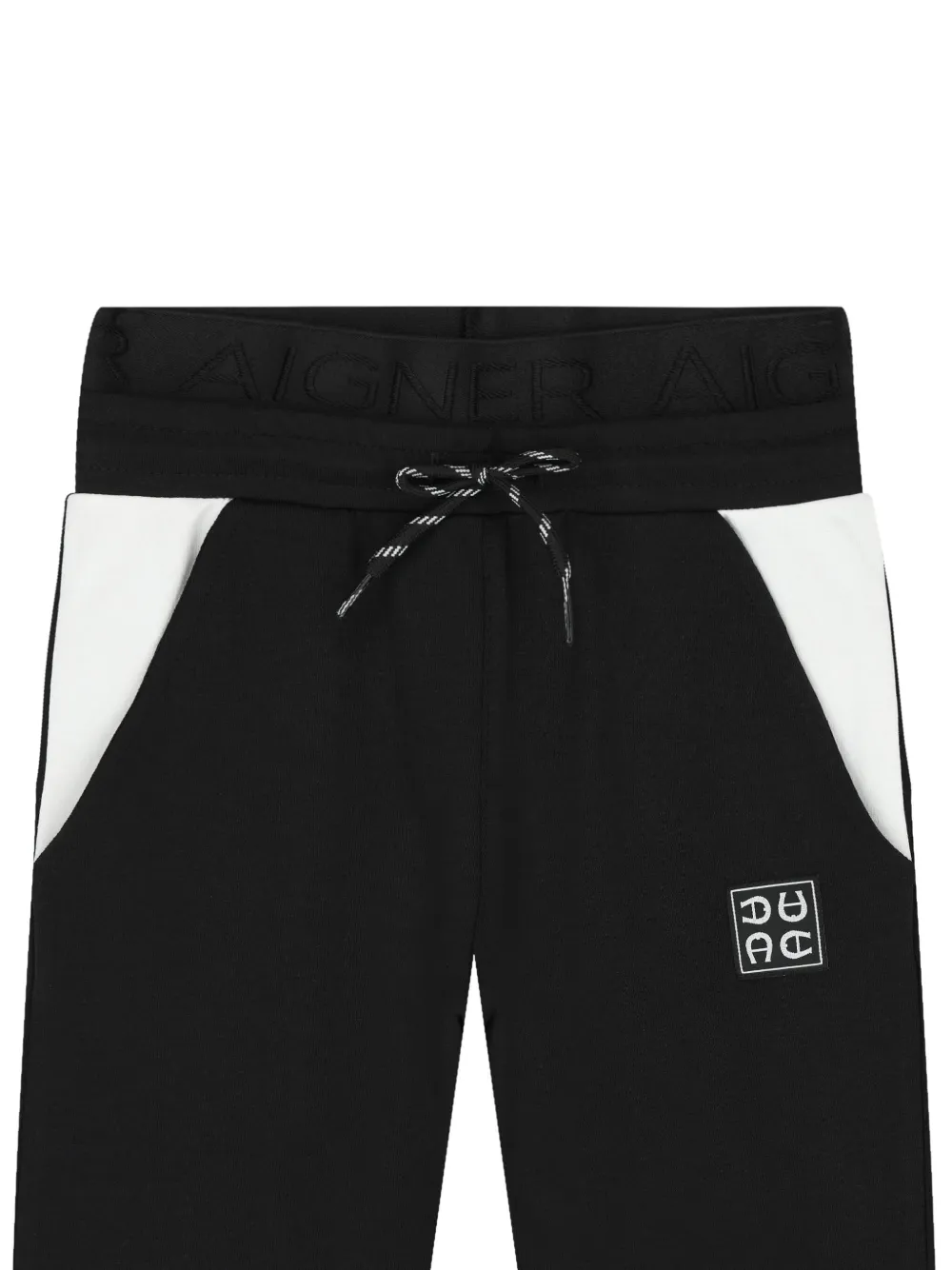 Aigner Kids Joggingbroek met print Zwart