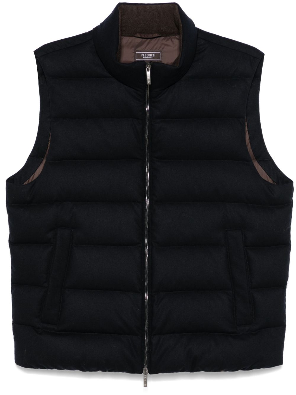 Peserico Down Gilet In Blue