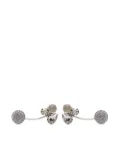 Peserico crystal drop earrings - Silver