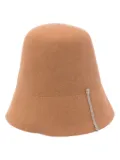 Peserico felted lampshade hat - Brown