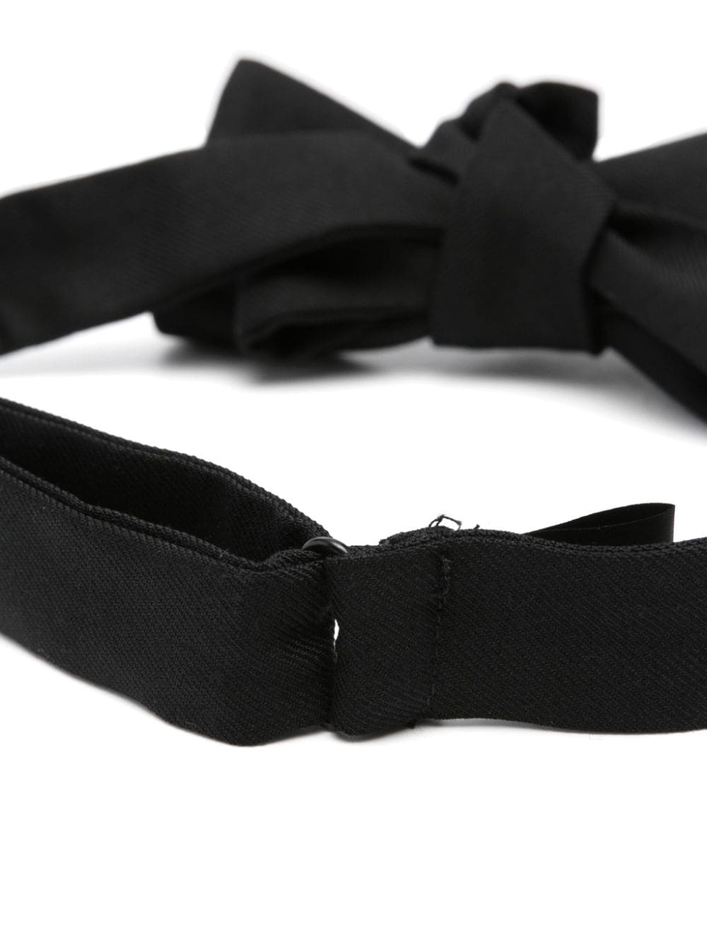 Shop Peserico Virgin-wool Bow Tie In 黑色