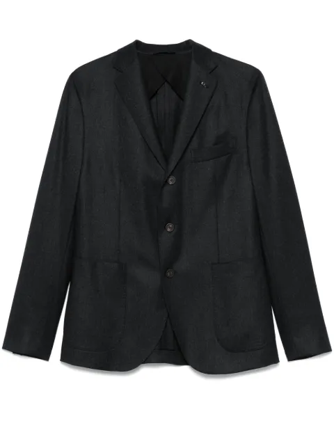 Peserico virgin wool flannel blazer
