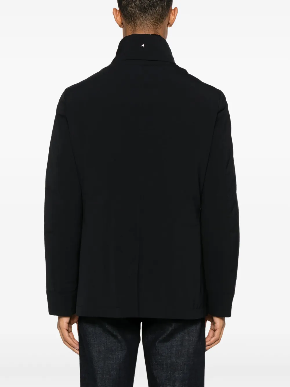 Montecore Double-breasted Buttoned Coat In Blue