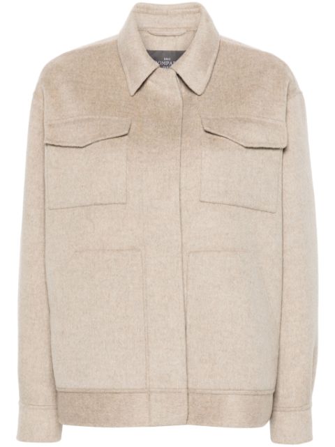 Eric Bompard brushed-finish jacket