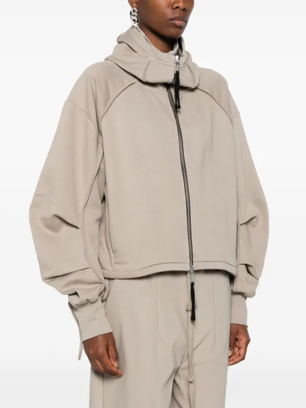 Thom Krom Worked Hooded Jacket | Green | FARFETCH