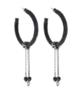 Peserico Gilda earrings - Black