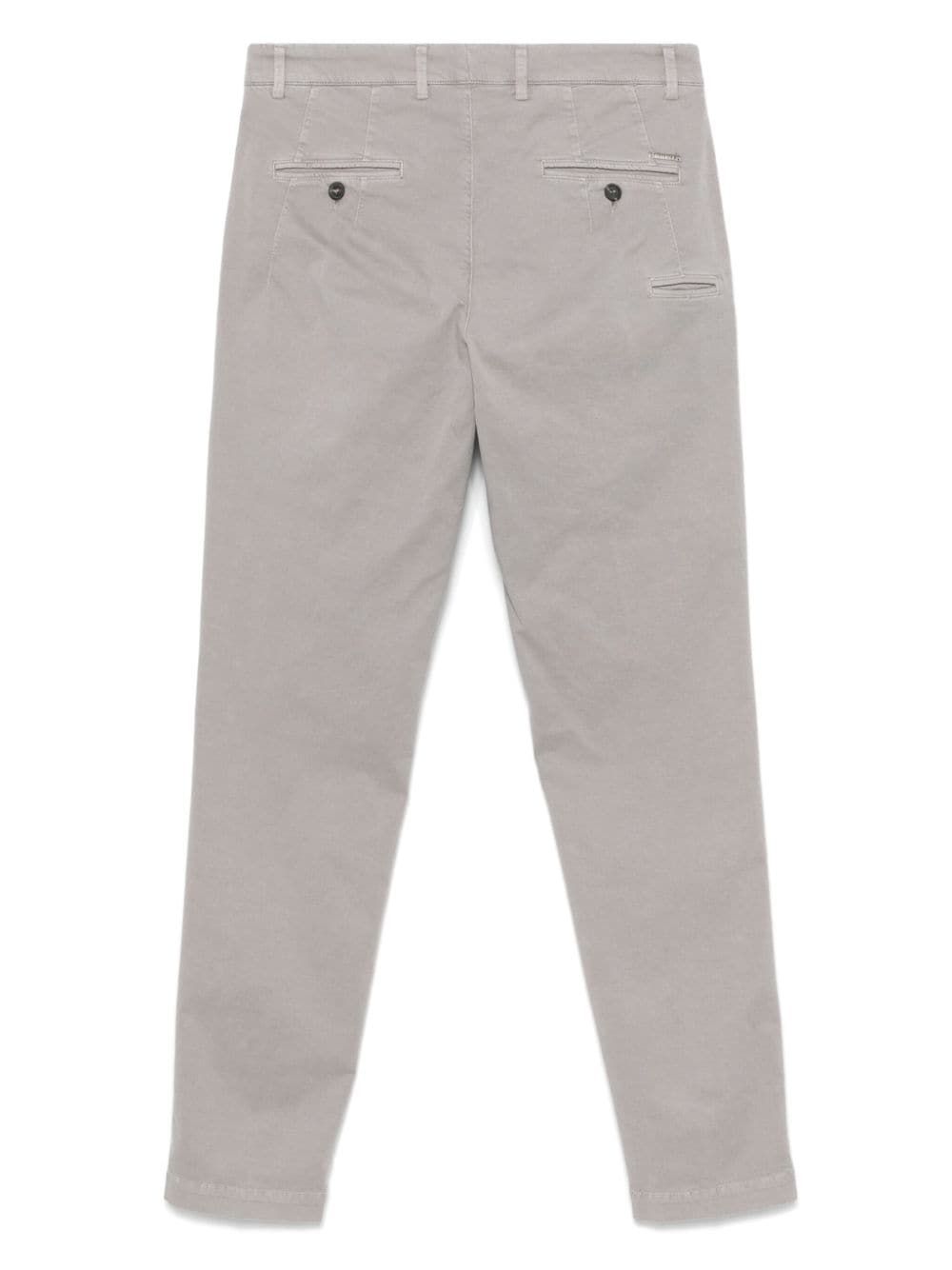 Shop Peserico Cotton Chinos In Grey