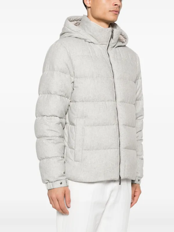 ダウンジャケット・コート PESERICO Cape down jacket Peserico Padded Down Jacket | Grey | FARFETCH JO