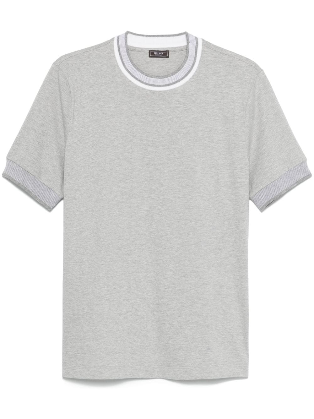 Peserico Cotton T-shirt In Grey