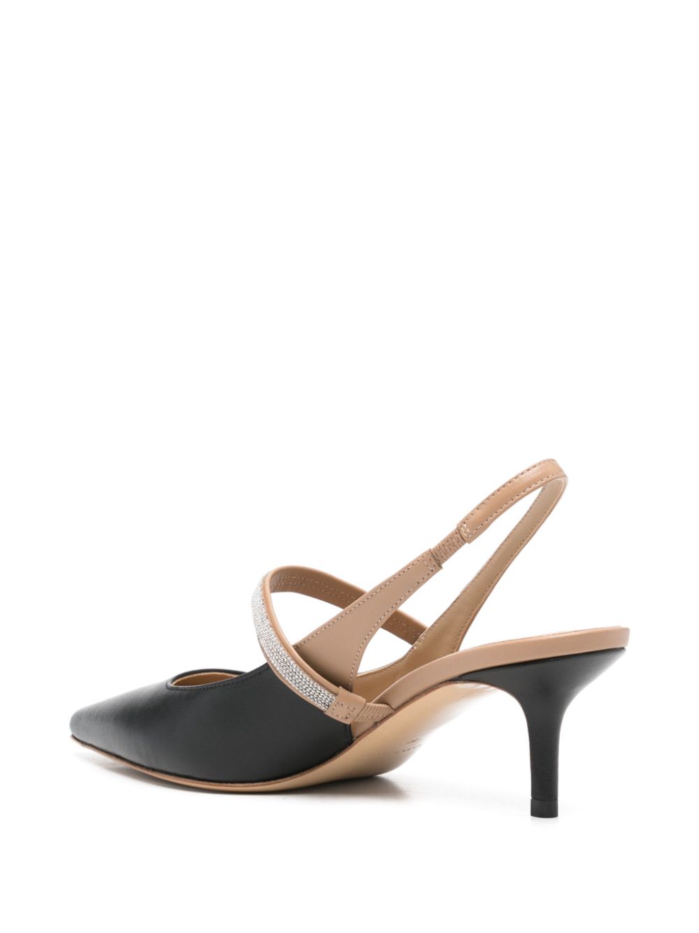 Peserico 70mm slingback pumps Black