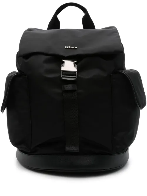 Kiton sac à dos à logo - Noir - Kiton - Modalova