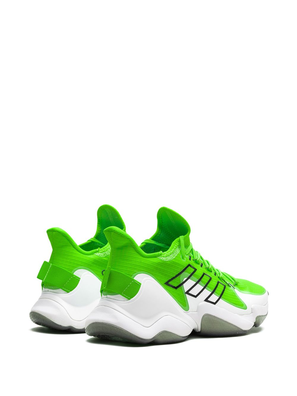 Shop Adidas Originals Mahomes 1 Impact Flx "team Solar Green" Sneakers