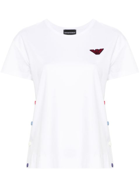 Emporio Armani logo-patch T-shirt Women