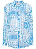 Johnny Was Acantha shirt - Blue