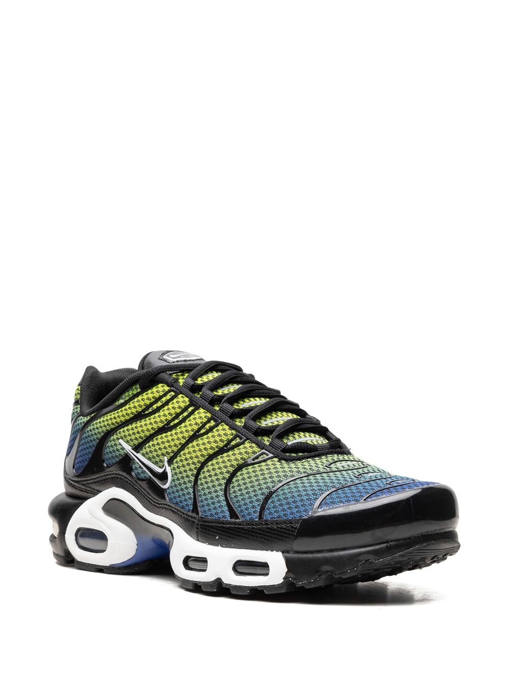 Shop Nike Air Max Plus "racer Blue/volt" Sneakers In Black