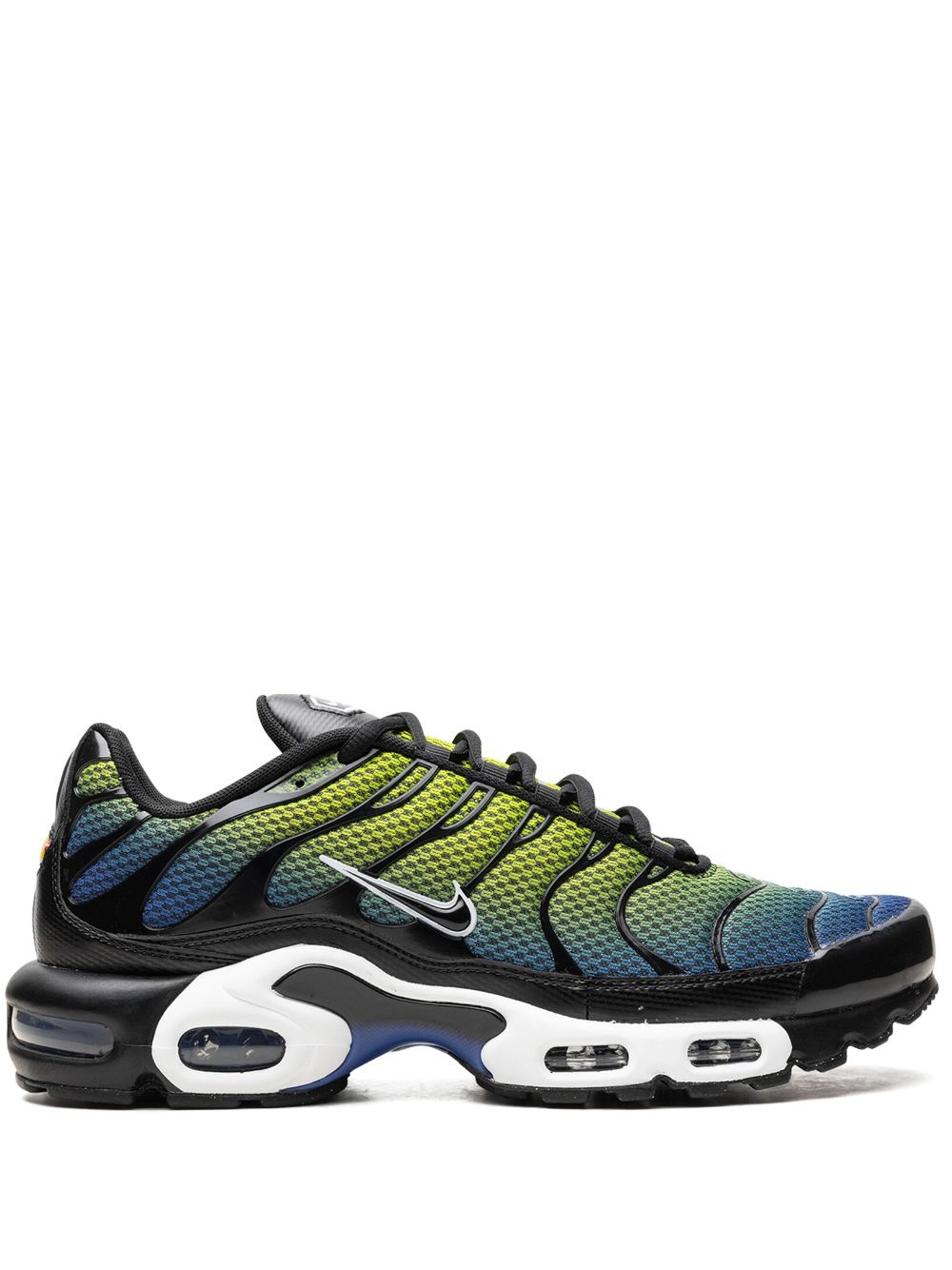 Shop Nike Air Max Plus "racer Blue/volt" Sneakers In Black