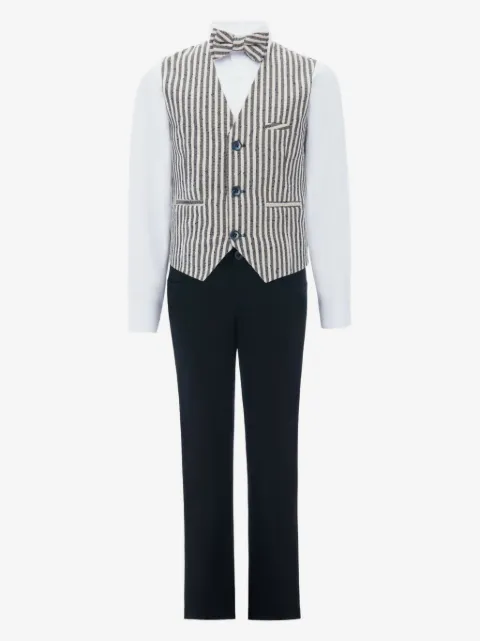 Moustache Ruggero striped vest set
