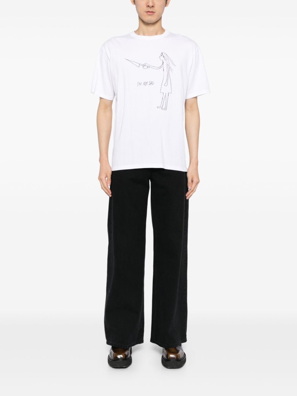 Shop Undercover Graphic-printed T-shirt In Weiss