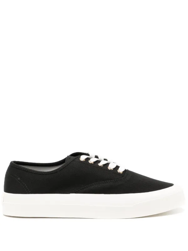【関税込み】Lace Up Sneakers - Maison Kitsune - Cotton - Bla 24598947_54787271_600.jpg