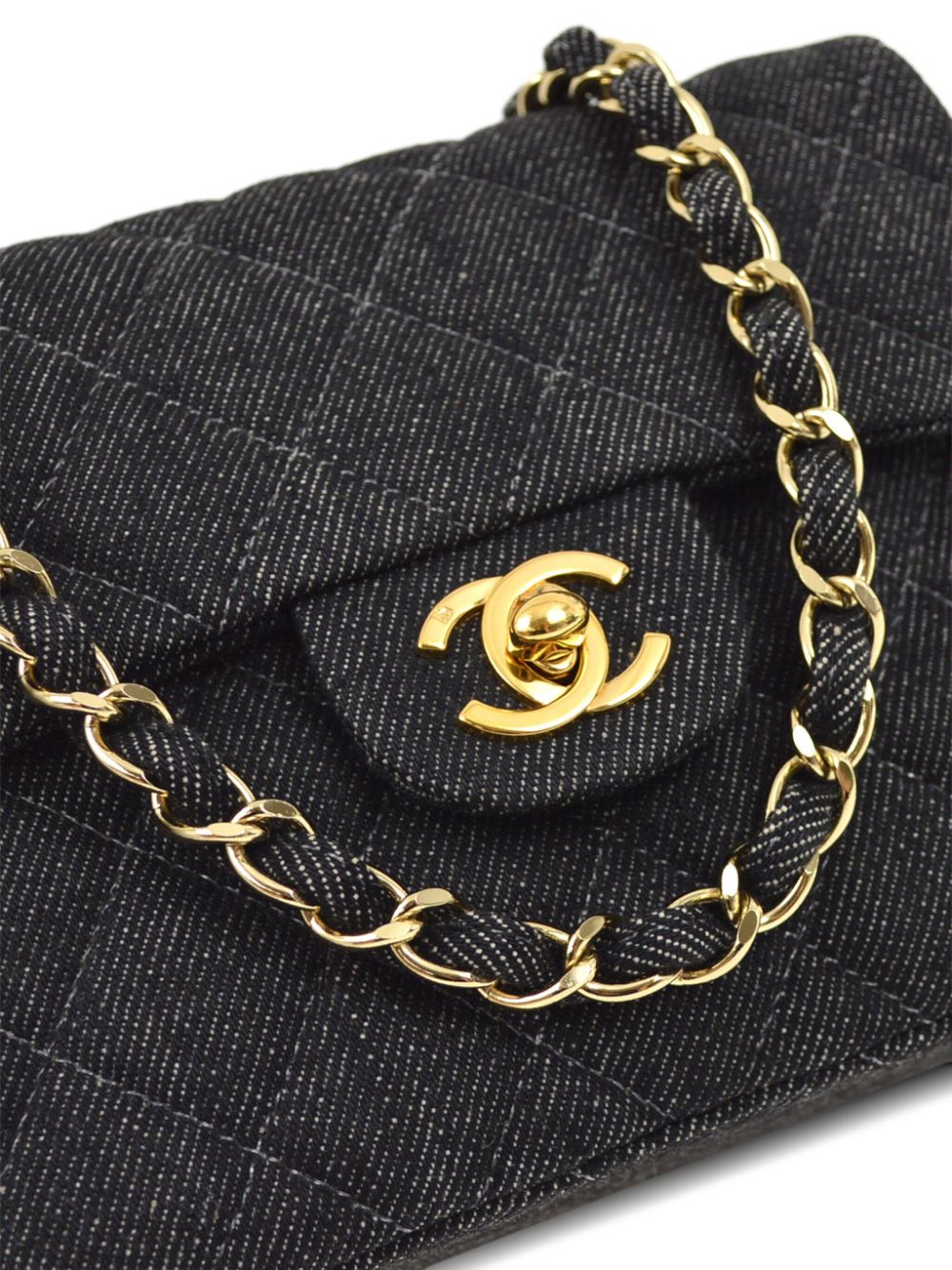 Affordable HOT SALE CHANEL 2000 Classic square flap mini shoulder bag Women