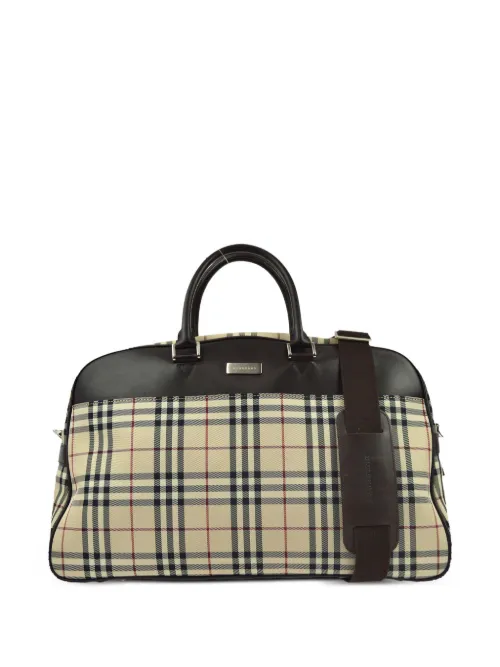 Sac à motif Vintage Check (années 1990-2000) - Burberry Pre-Owned - Modalova