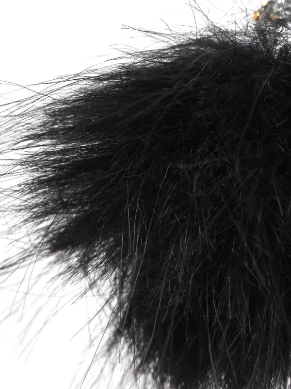 Simone Rocha クリスタル ポンポン ピアス | シルバートーン