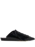 Simone Rocha lace-up mules - Black