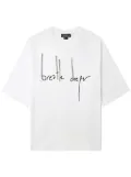 A.P.C. text-print T-shirt - White