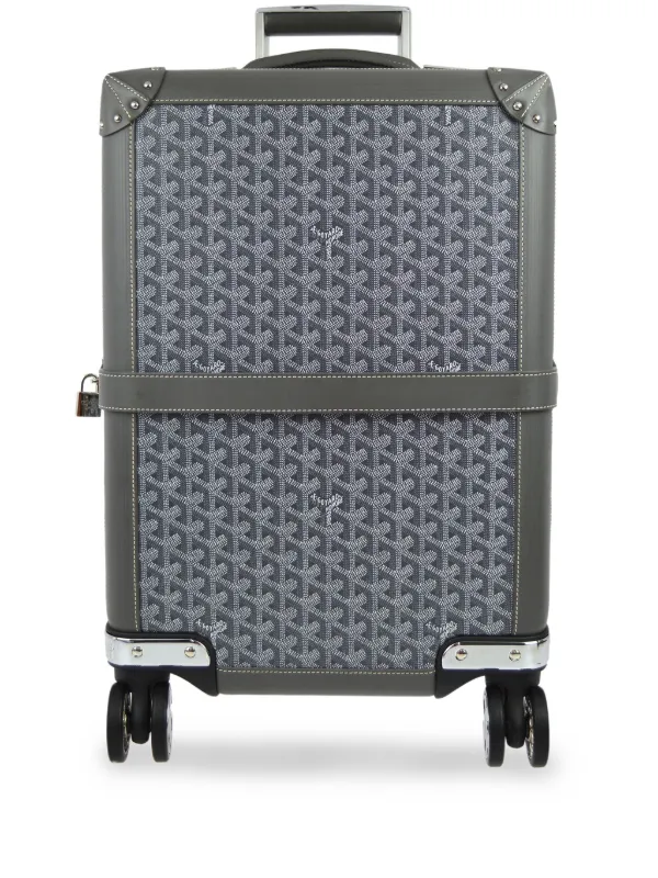 Goyard Pre Owned 1990 2000s Bourget PM Suitcase Grey FARFETCH CA