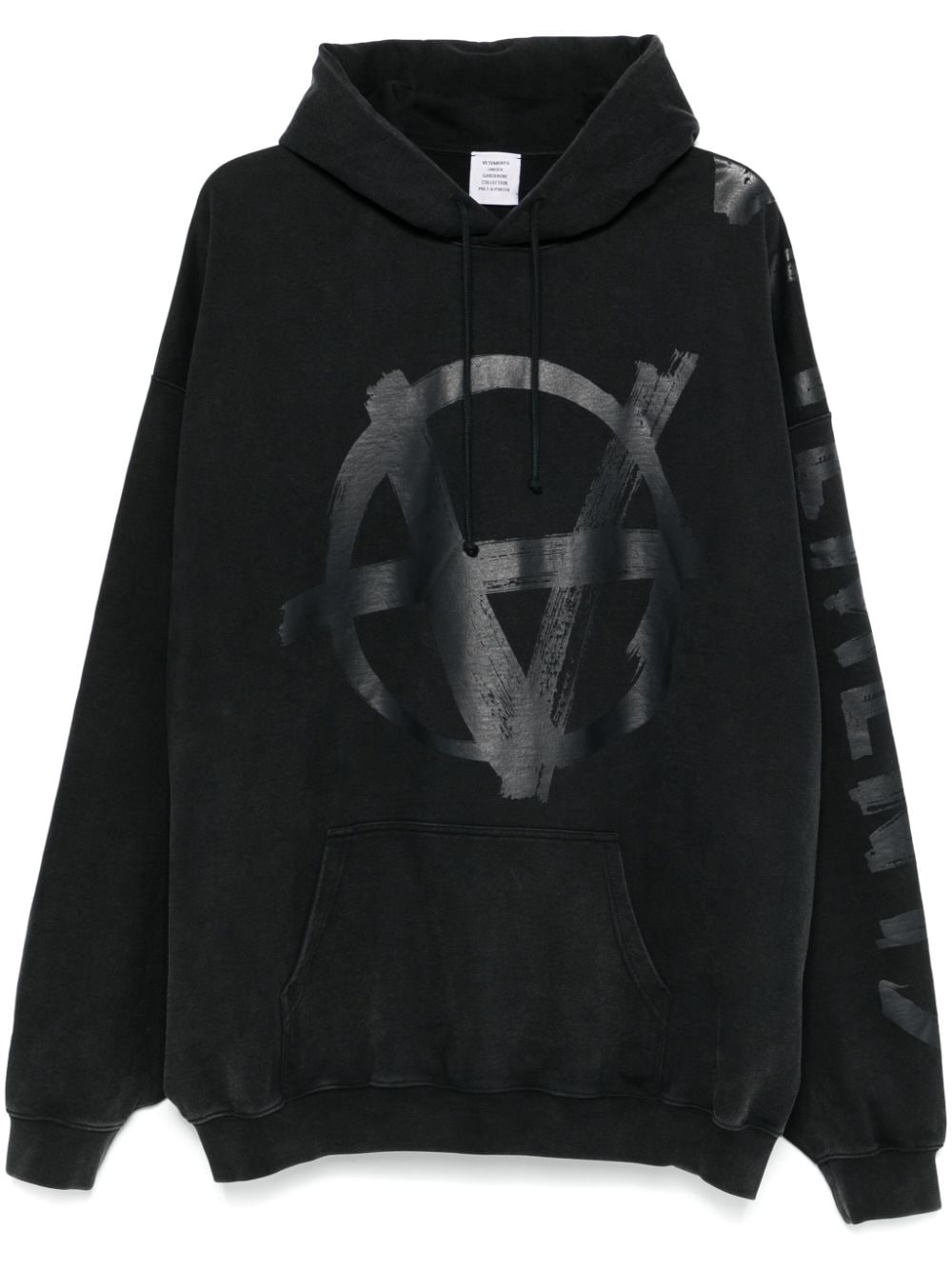 VETE TS Reverse Anarchy hoodie Zwart