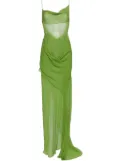 Christopher Esber Cowl Hip Slip dress - Green