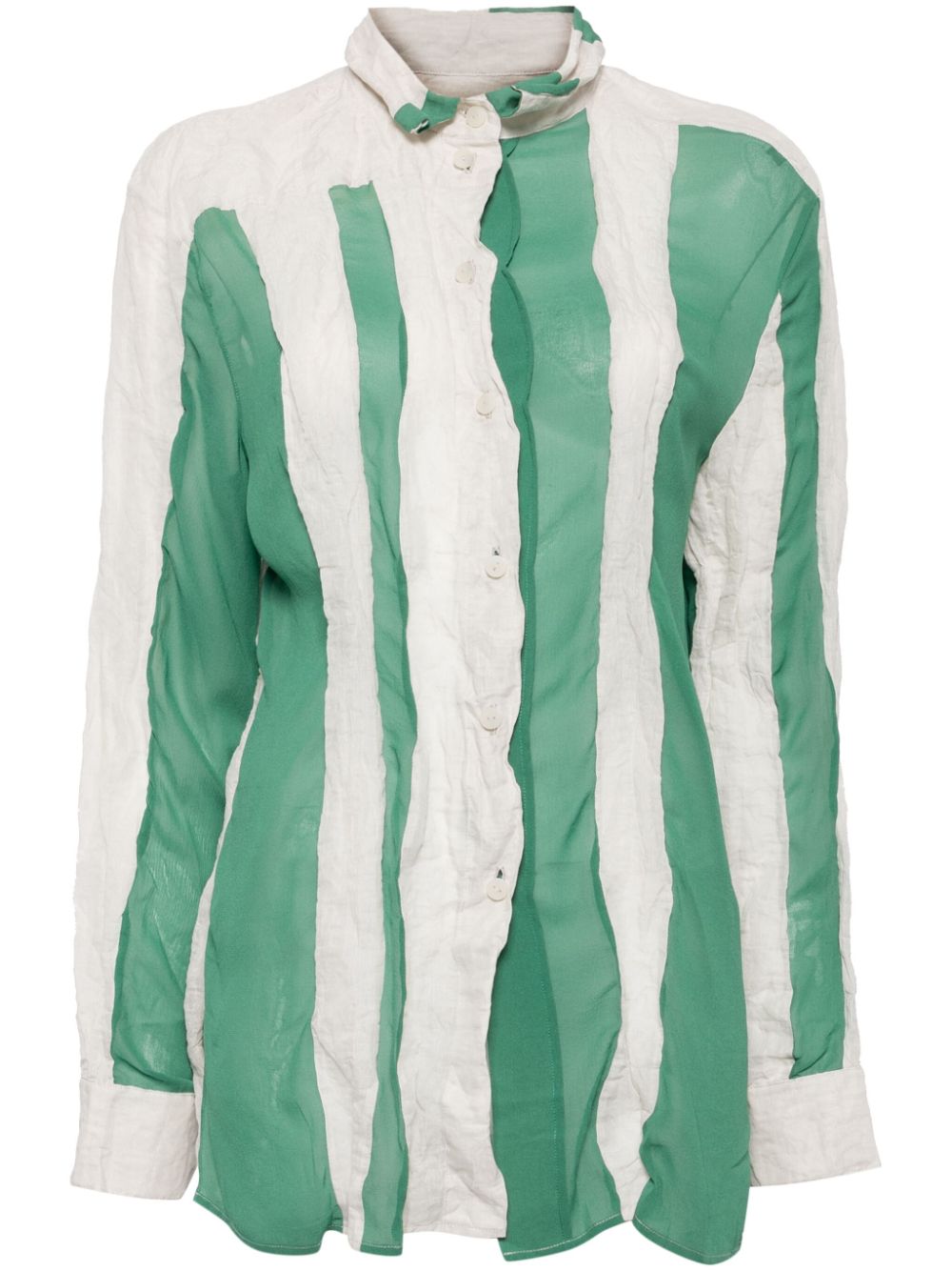 Christopher Esber Spliced blouse Groen