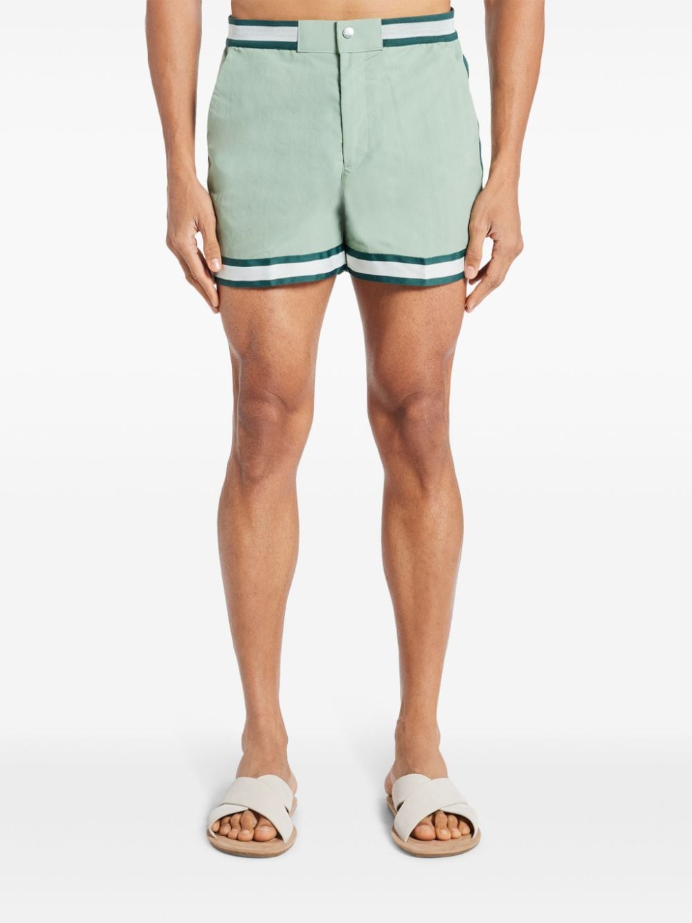 Shop Che Baller Deck Shorts In Green