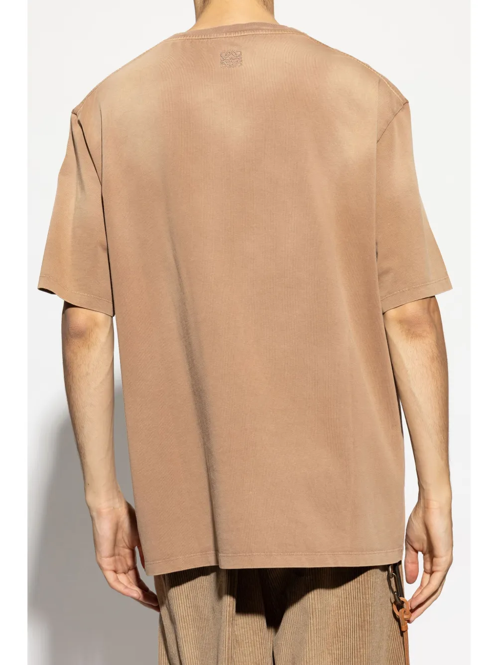 LOEWE T-shirt met borduurwerk Beige