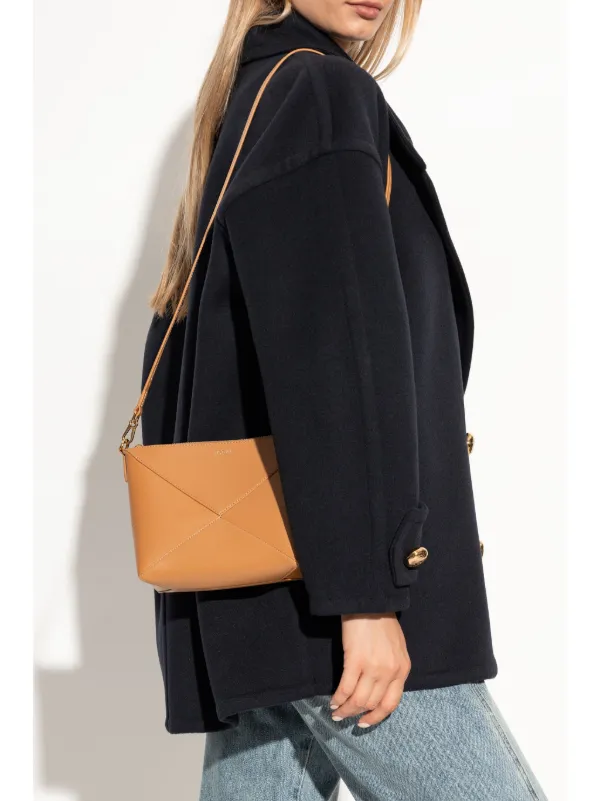 LOEWE Puzzle Fold Shoulder Bag | Brown | FARFETCH