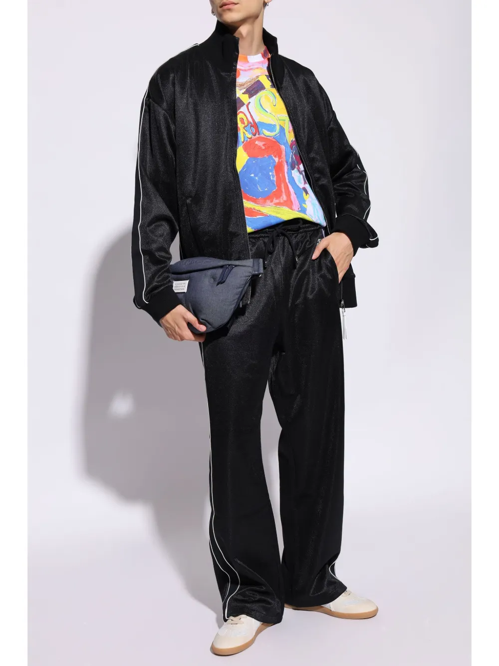 LOEWE logo-embroidered track pants - Zwart