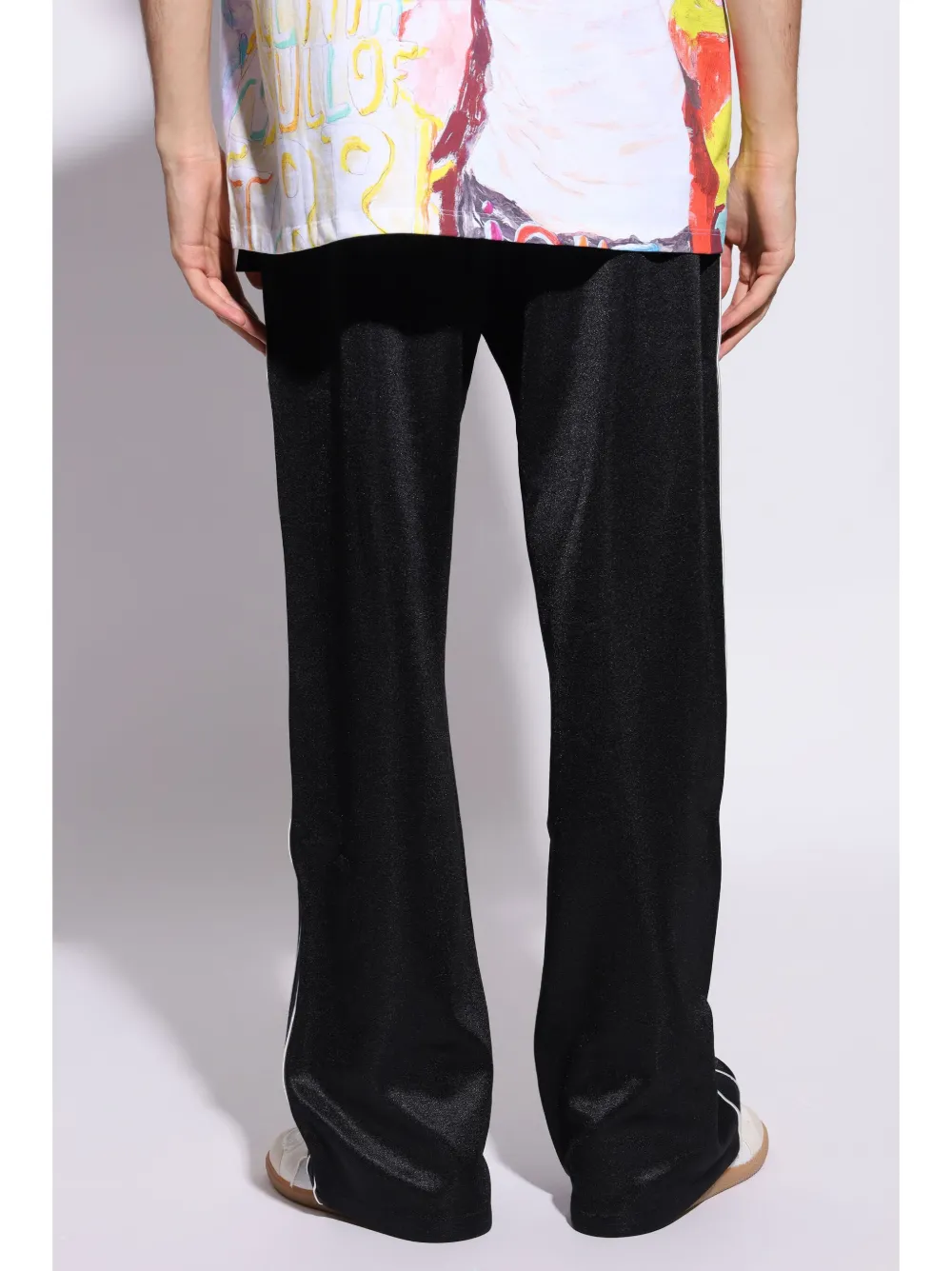 Loewe Logo-embroidered Track Pants In Schwarz