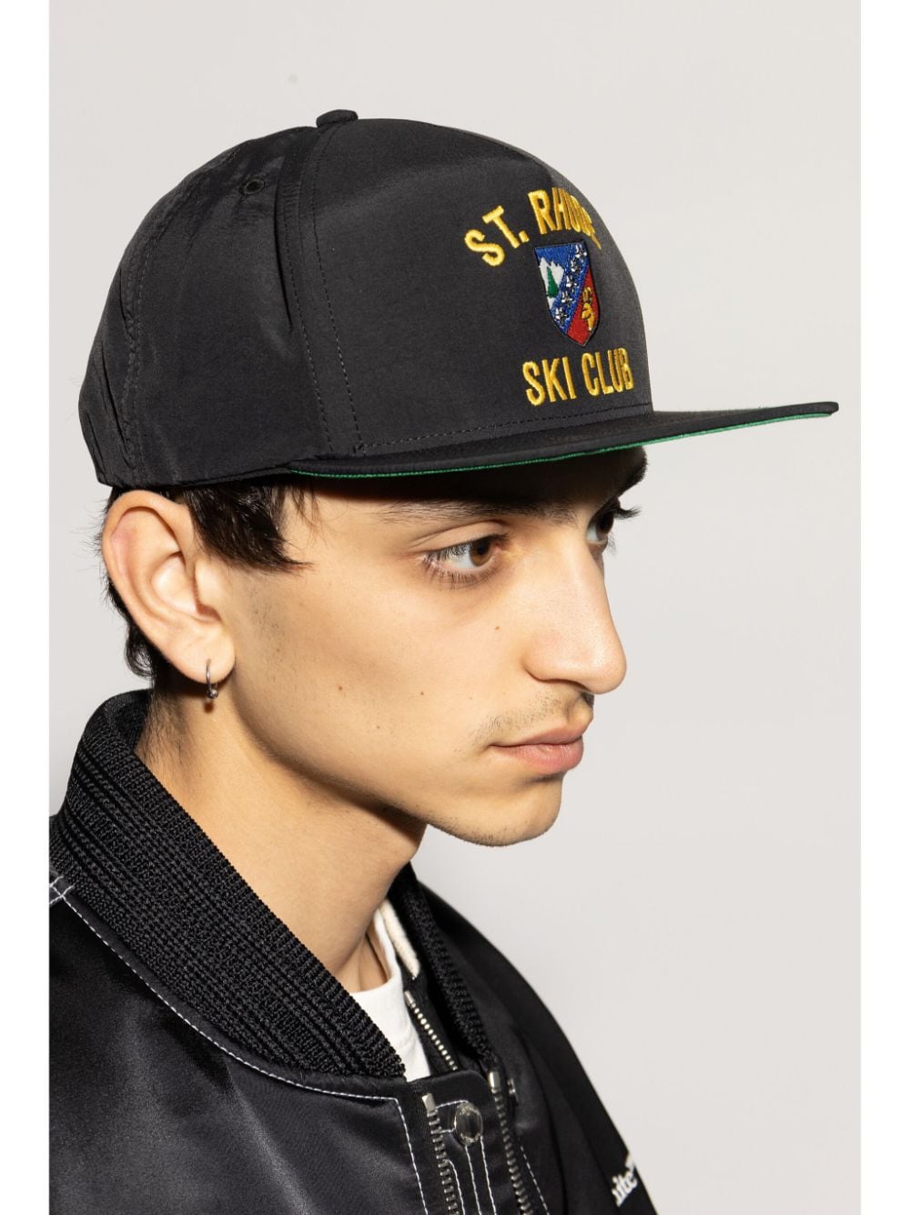 RHUDE embroidered-logo cap - Zwart