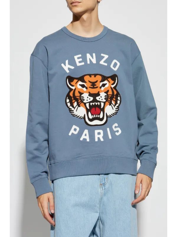 Kenzo embroidered tiger crew sweat best sale