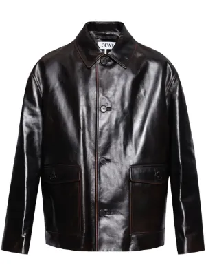 LOEWE メンズ レザージャケット通販 - FARFETCH