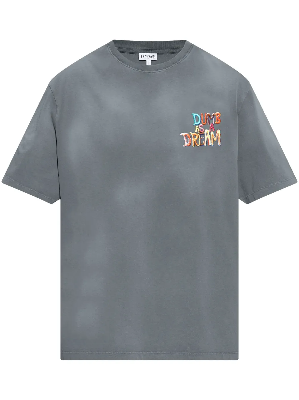 LOEWE T-shirt met borduurwerk Blauw